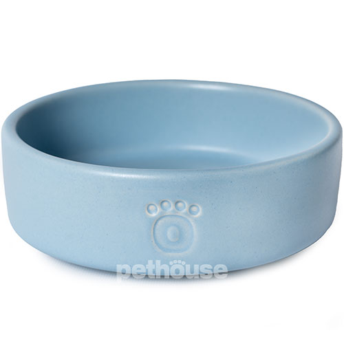 Pethouse Керамічна миска для собак, блакитна