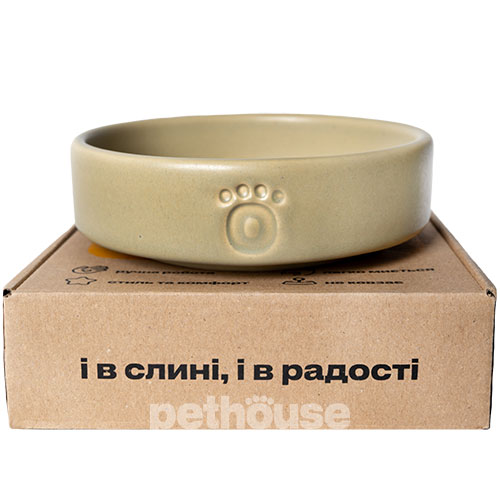 Pethouse Керамічна миска для собак, фісташкова