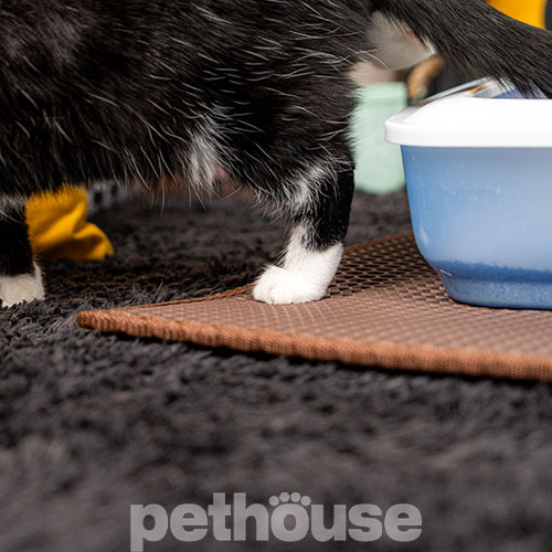 Pethouse Килимок під туалет для котів, коричневий Pethouse Килимок під туалет для котів, коричневий