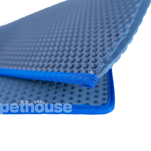 Pethouse Коврик под туалет для кошек, темно-синий Pethouse Коврик под туалет для кошек, темно-синий