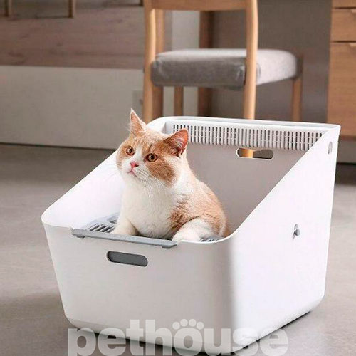 Petkit Туалет Pura Cat Litter Box с системой контроля запаха для кошек, фото 9