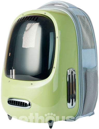 Petkit Рюкзак-переноска Breezy2 Smart Cat Carrier Green для котів і собак вагою до 8 кг