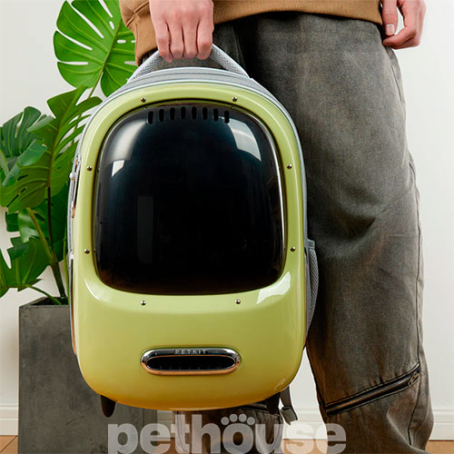 Petkit Рюкзак-переноска Breezy2 Smart Cat Carrier Green для кошек и собак весом до 8 кг, фото 10