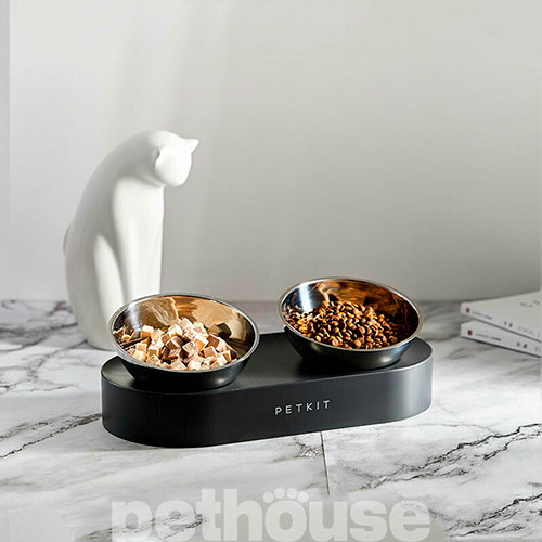 Petkit Двойная кормушка Fresh Nano Metal Pet Cat Two Bowl Stand, фото 7