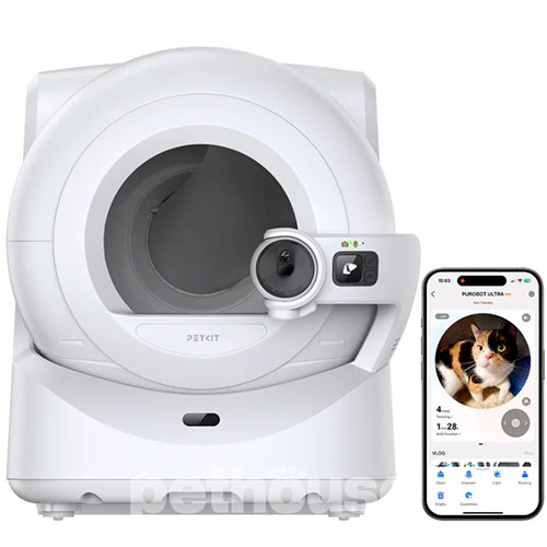 Petkit Автоматичний туалет Purobot Ultra with Camera Self-Cleaning Cat Litter Box для котів