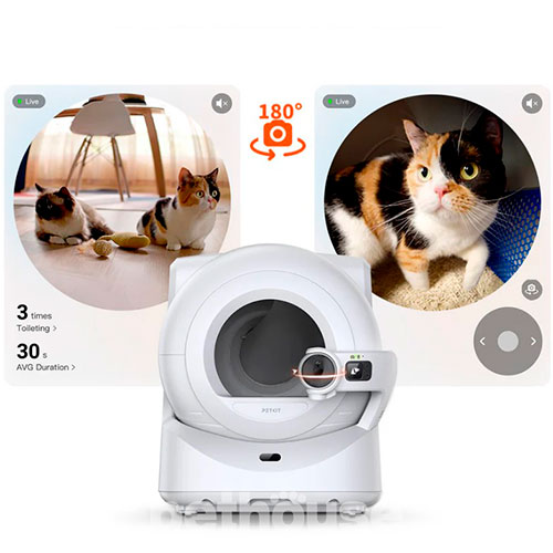 Petkit Автоматичний туалет Purobot Ultra with Camera Self-Cleaning Cat Litter Box для котів