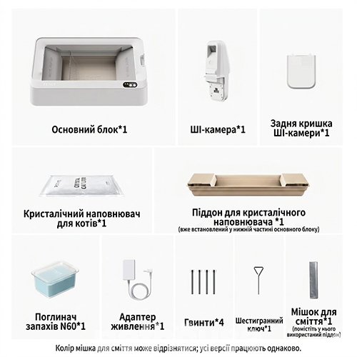 Petkit Автоматический туалет Purobot Crystal Duo с камерой для кошек