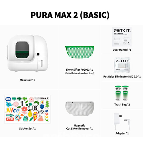 Petkit Автоматичний туалет Pura Max 2 Self-Cleaning Cat Litter Box Basic для котів