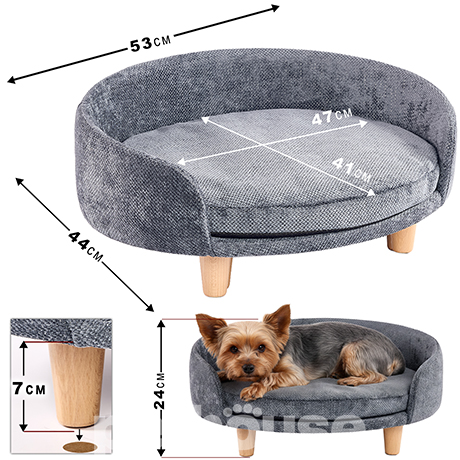 Pets Heaven Glory Софа Mia Steel для собак і котів