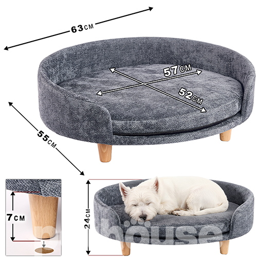 Pets Heaven Glory Софа Mia Steel для собак і котів