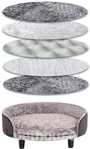 Pets Heaven Euphoria Софа Mia Black-Grey для собак і котів