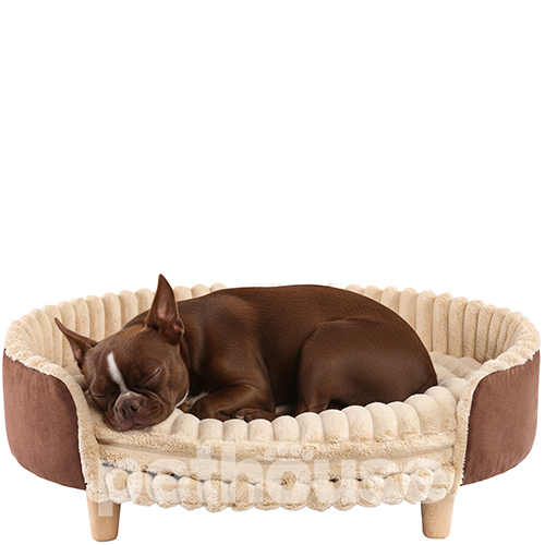 Pets Heaven Ambience Premium Софа Mia Ivory-Brown для собак і котів