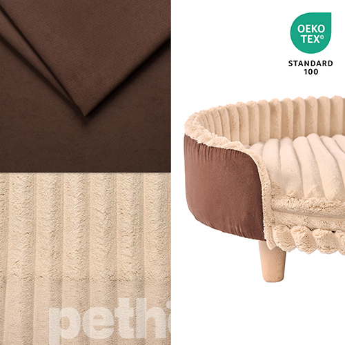 Pets Heaven Ambience Premium Софа Mia Ivory-Brown для собак і котів