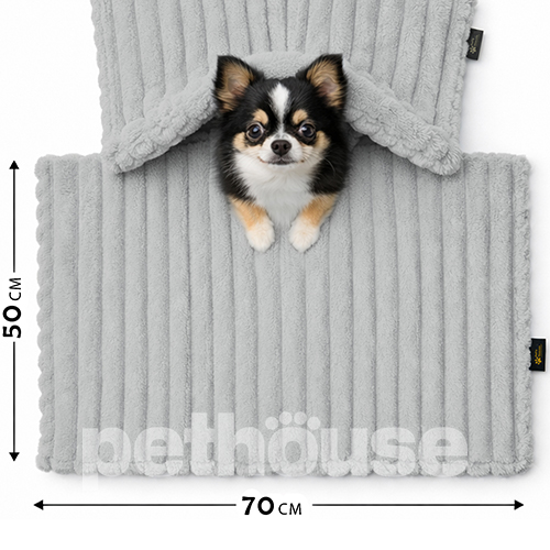 Pets Heaven Плюшевий плед Grey собак і котів