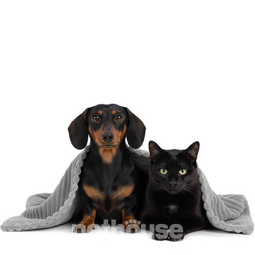 Pets Heaven Плюшевый плед Grey для собак и кошек Pets Heaven Плюшевый плед Grey для собак и кошек