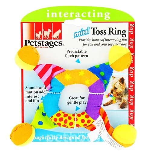 Petstages Mini Toss Ring Кольцо-погремушка мини для собак, фото 3