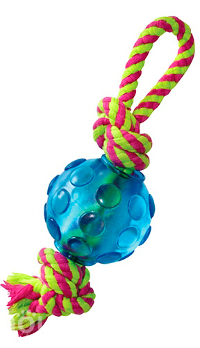 Petstages Mini Orka Ball with rope - Орка міні м'ячик з канатиками