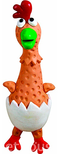 Petstages Kooky Baby Chicken - Игрушка с пищалкой для собак