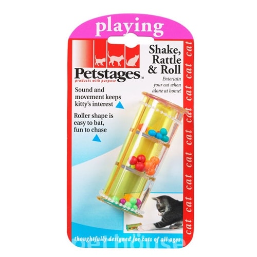 Petstages Shake Rattle and Roll - Різнобарвне брязкальце для котів, фото 3