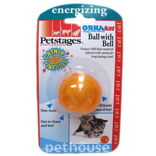 Petstages Orka Cat Ball with Bell - Мячик с колокольчиком для кошек, фото 3
