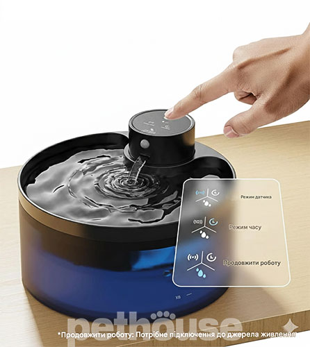 Petwant Автоматична бездротова поїлка PWL-005 з датчиком руху Petwant Автоматична бездротова поїлка PWL-005 з датчиком руху