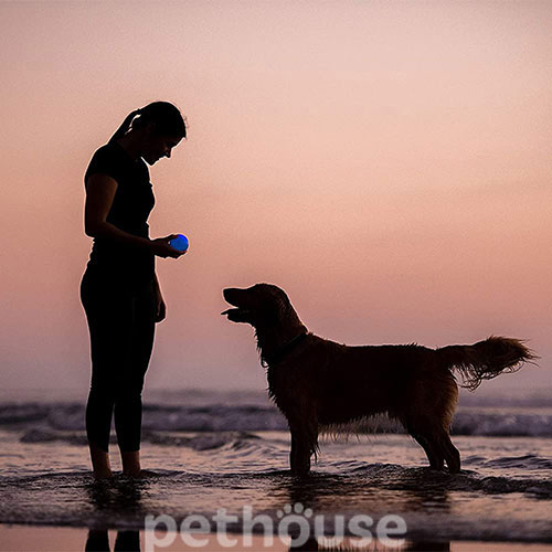 Planet Dog Orbee-Tuff Strobe Ball Светящийся мяч для собак, фото 5