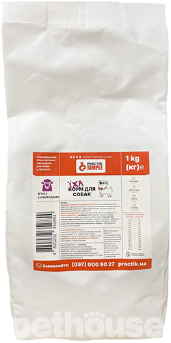 Practik Simple "Ягненок с суперфудами" для собак средних и крупных пород Practik Simple "Ягненок с суперфудами" для собак средних и крупных пород