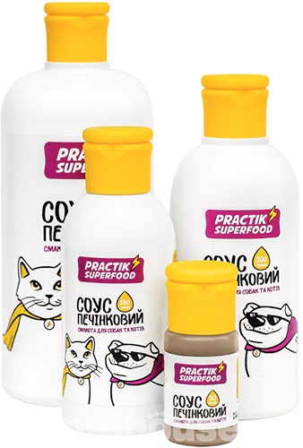 Practik SuperFood Печінковий соус для собак та котів