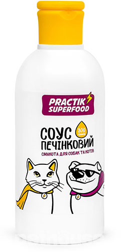 Practik SuperFood Печінковий соус для собак та котів