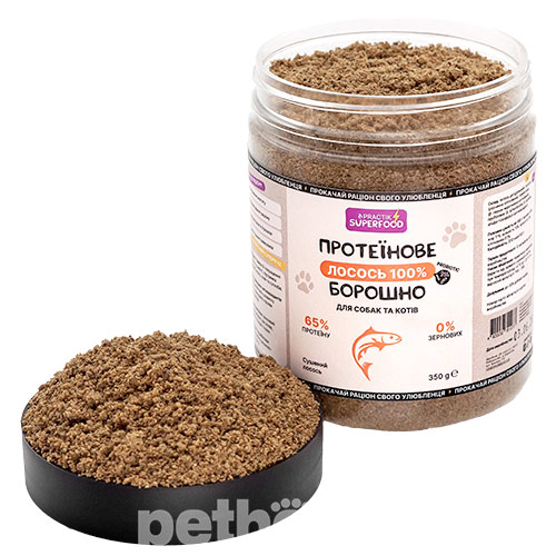 Practik SuperFood Протеиновая мука "Лосось" для собак и кошек
