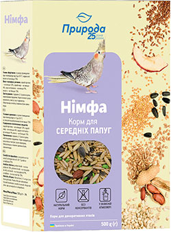 Природа Корм "Нимфа" для средних попугаев