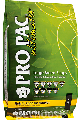 Pro Pac Ultimates Large Breed Puppy Chicken & Brown Rice Formula