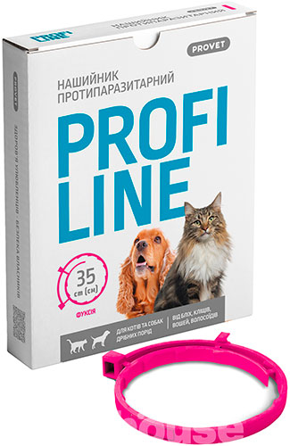 ProVET ПрофіЛайн нашийник від бліх та кліщів для котів і собак, 35 см, фото 5