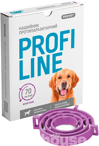 ProVET ПрофіЛайн нашийник від бліх та кліщів для собак, 70 см, фото 6