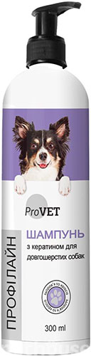ProVET ПрофиЛайн Шампунь с кератином для длинношерстных собак