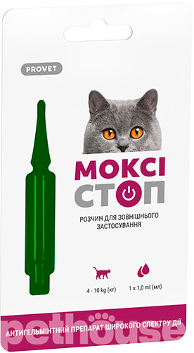 ProVET Моксистоп Капли на холку для кошек весом от 4 до 10 кг