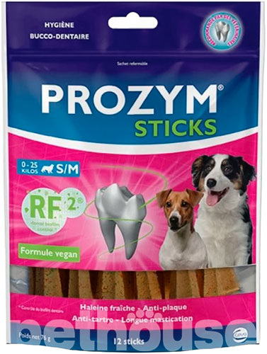 Prozym RF2 Dental Sticks S/M Жувальні палички для собак малих і середніх порід 