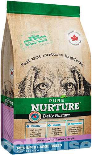Pure Nurture Daily Turkey with Barley Medium & Large Dog Adult