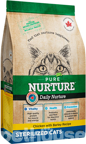 Pure Nurture Daily Chicken with Barley Cat Sterilized