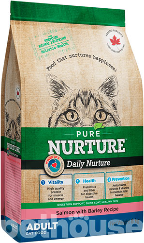 Pure Nurture Daily Salmon with Barley Cat Adult