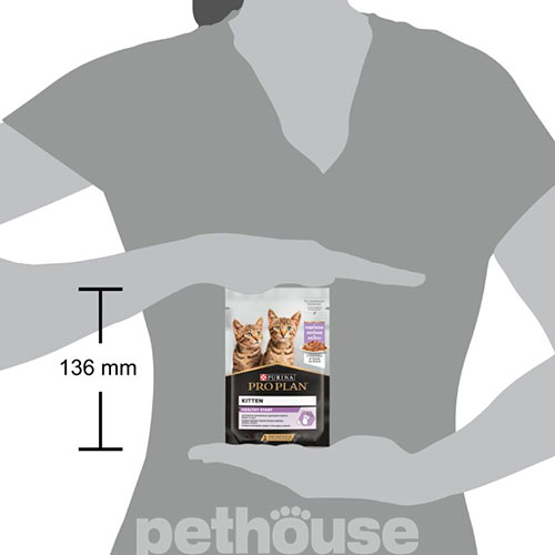Purina Pro Plan Kitten Healthy Start Кусочки с индейкой для котят, фото 6