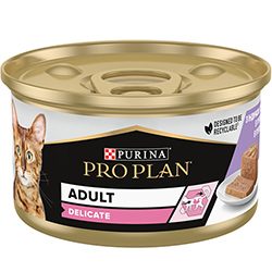Purina Pro Plan Delicate Паштет с индейкой для кошек с чувствительным пищеварением