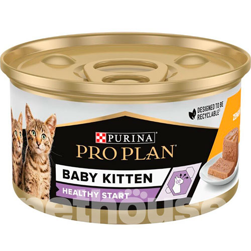Purina Pro Plan Baby Kitten Healthy Start Нежный мусс с курицей для котят