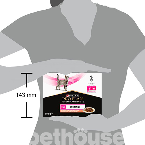Purina Pro Plan VD UR St/Ox — Urinary Feline Шматочки в підливі з лососем для котів