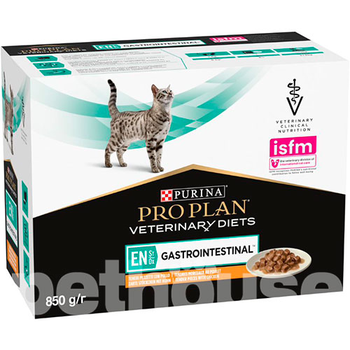 Purina Pro Plan VD EN — Gastrointestinal Feline Кусочки в подливке с курицей для кошек