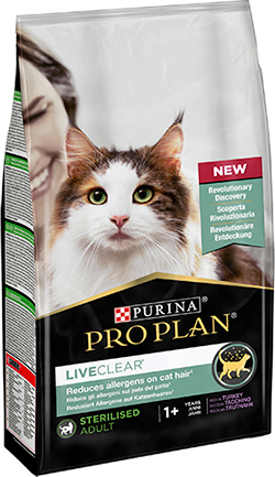 Purina Pro Plan LiveClear Sterilised Turkey