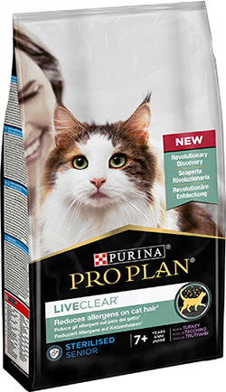 Purina Pro Plan LiveClear Sterilised Senior Turkey