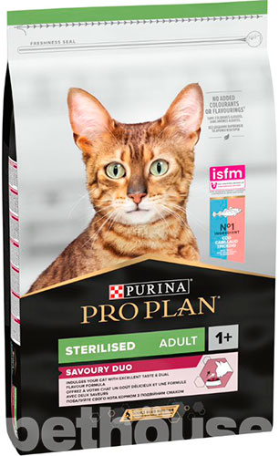 Purina Pro Plan Cat Adult Sterilised Savoury Duo Сod & Тrout
