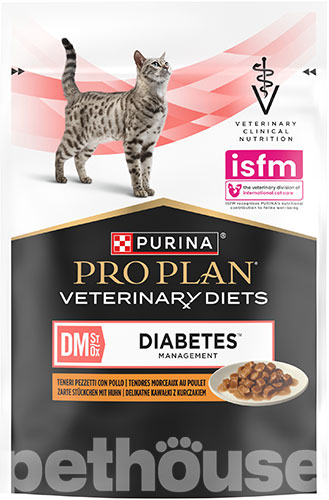 Purina Pro Plan VD DM St/Ox — Diabetes Managment Feline Кусочки с курицей для кошек