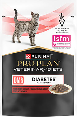 Purina Pro Plan VD DM St/Ox — Diabetes Managment Feline Шматочки з яловичиною для котів